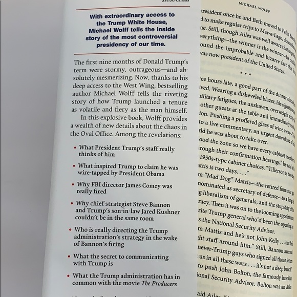 Book Bundle | Fire And Fury Inside The TRUMP White House Too Much & Never Enough - Picture 4 of 10